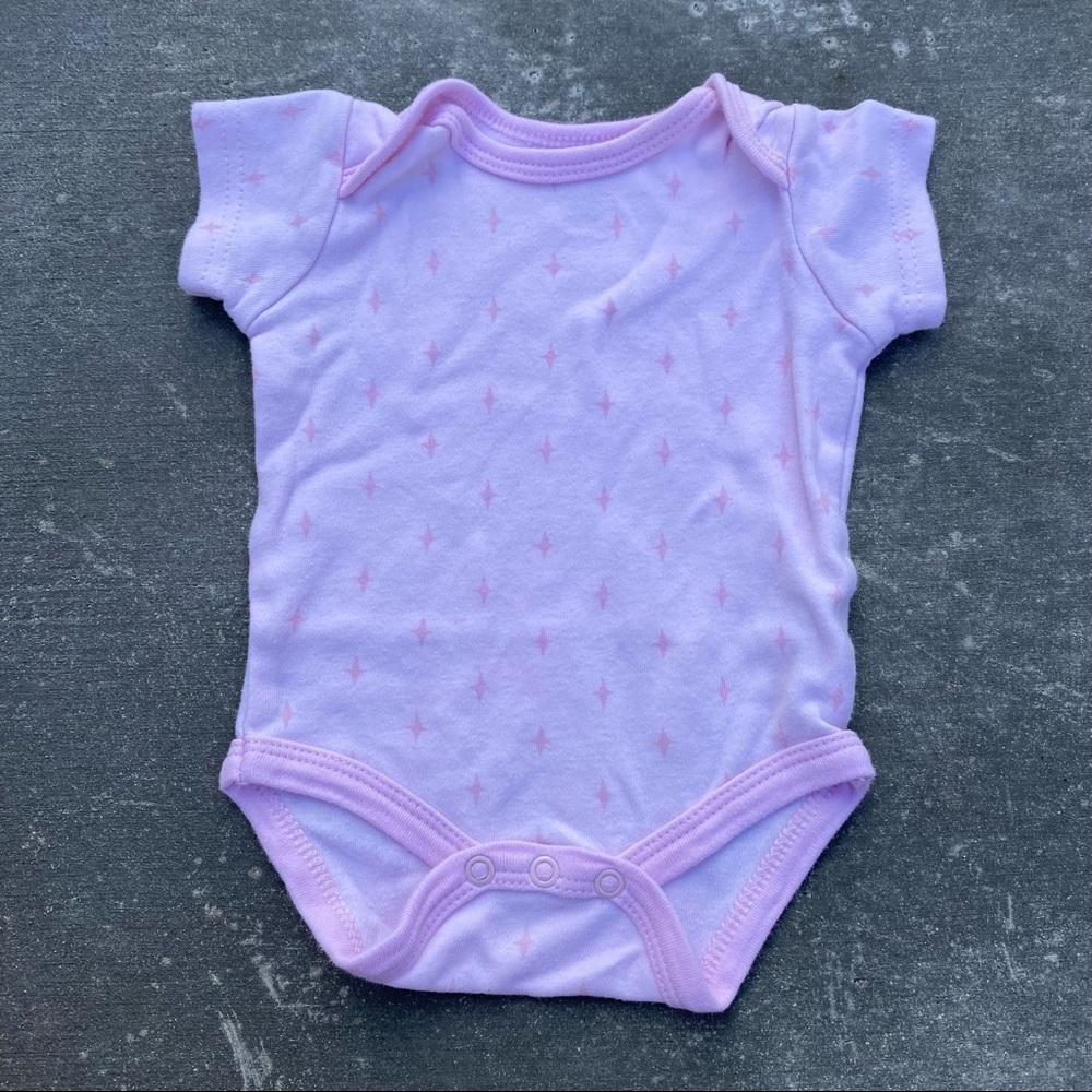 Baby Gear Pink Diamond Onesie